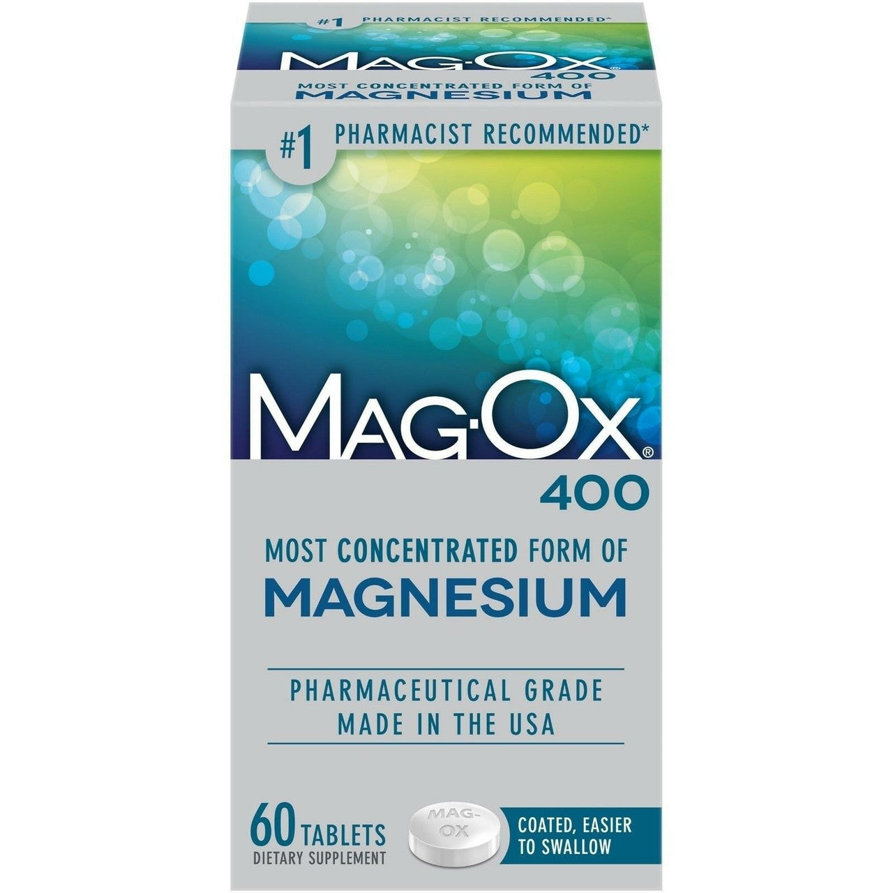 Magox 400 Mg Magnesium Dietary Supplement Tablets - 60 Ea